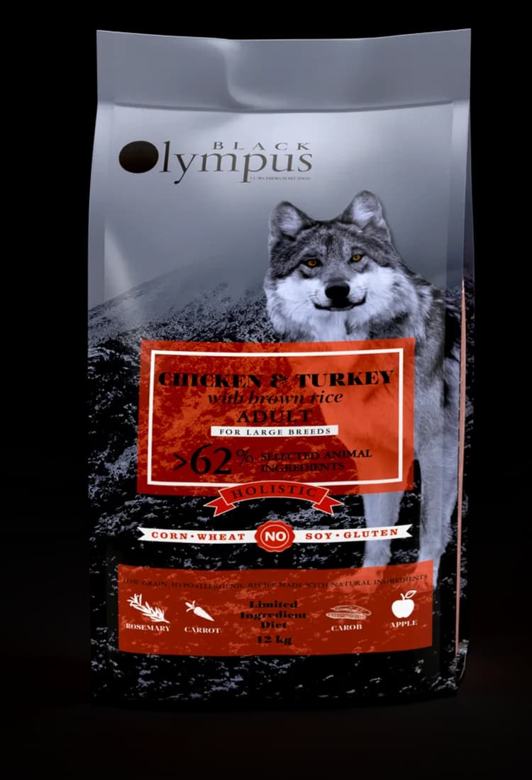Курча&Індичка для дорослих собак великих порід